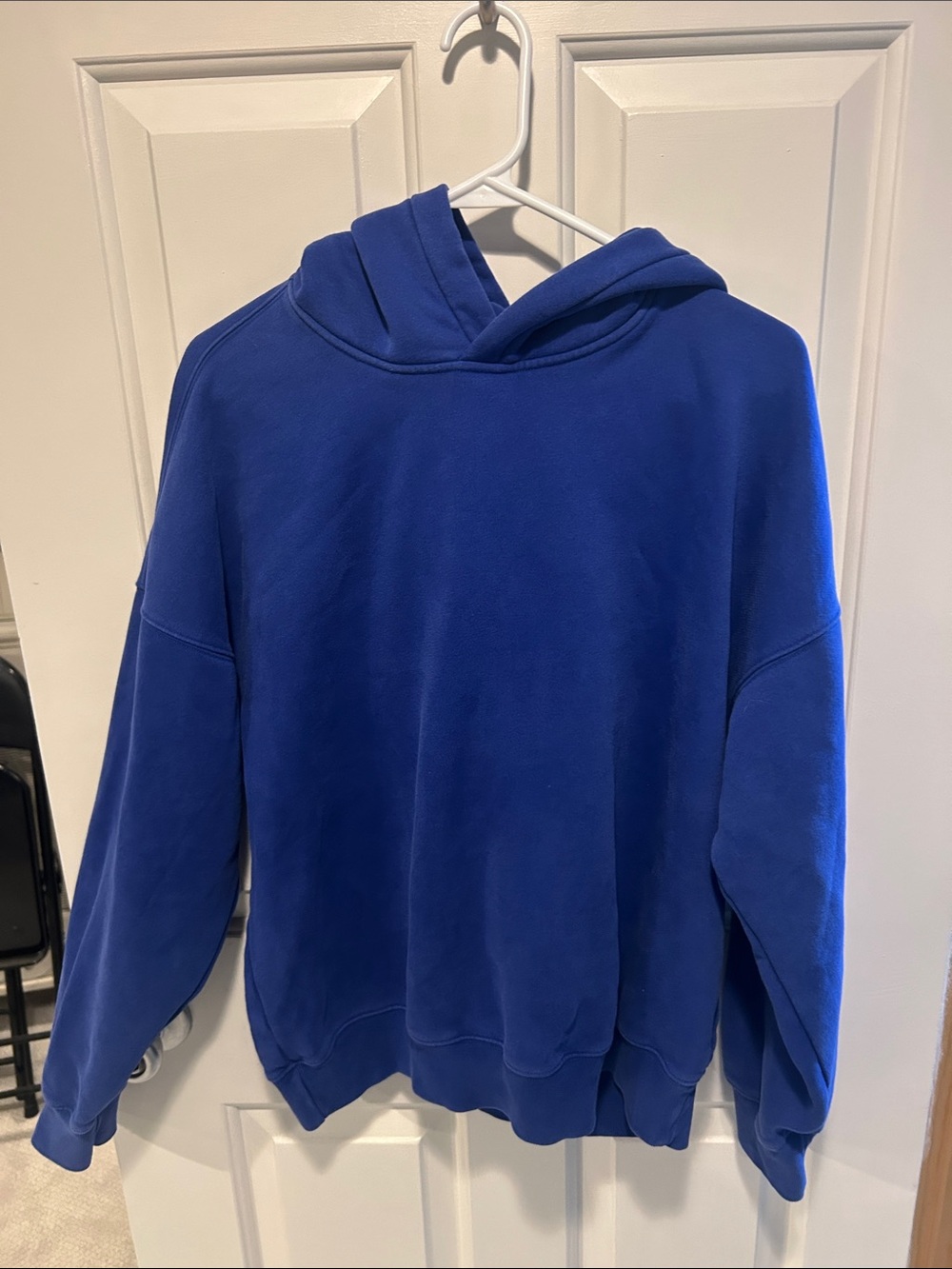 Abercrombie Sunday Hoodie Sweatshirt blue L